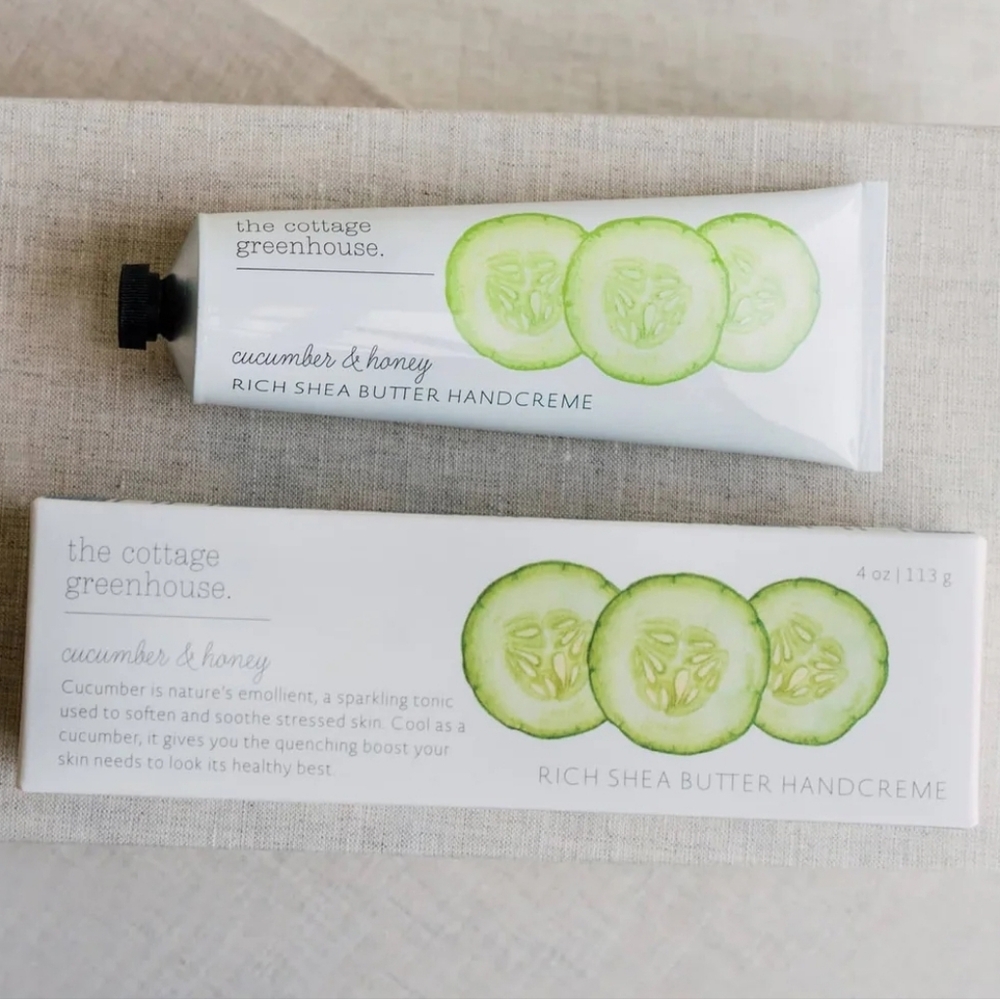 The Cottage Greenhouse Cucumber & Honey Hand Creme